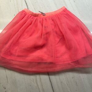 Crewcuts Vibrant Coral Skater Skirt